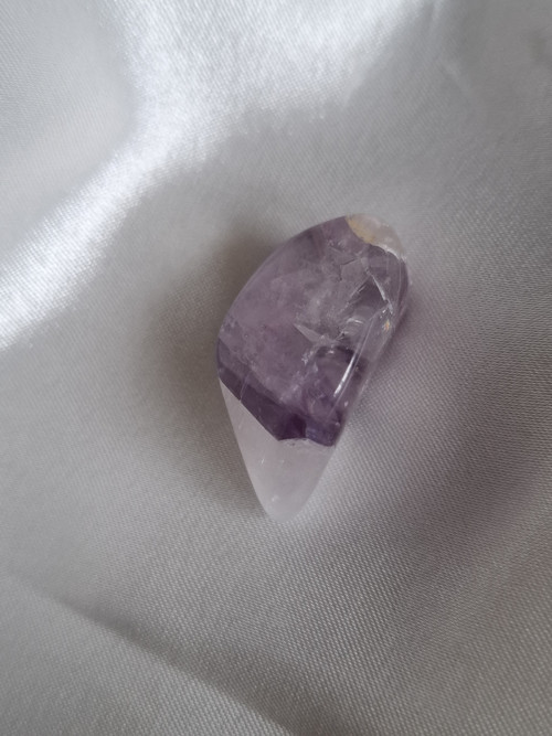 Krystal křemene s ametystem III — foto 5