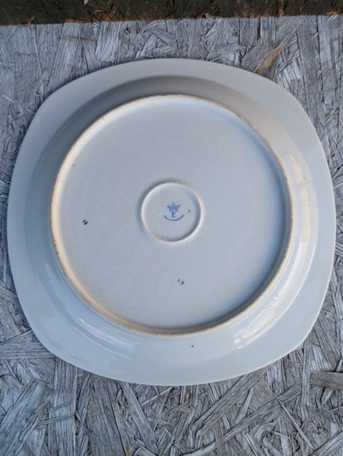 Starožitný porcelánový podnos Eichwald. — foto 5
