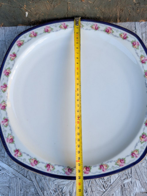 Starožitný porcelánový podnos Eichwald. — foto 3