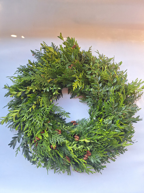 Věnec buxus/ thuje 30 cm — foto 4