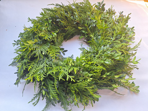 Věnec buxus/ thuje 35 cm — foto 2