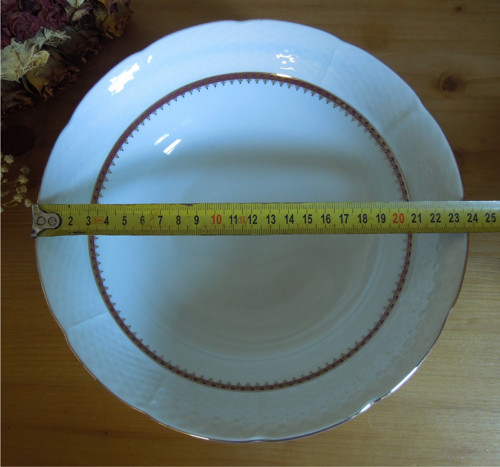 Porcelánová značená mísa — foto 6