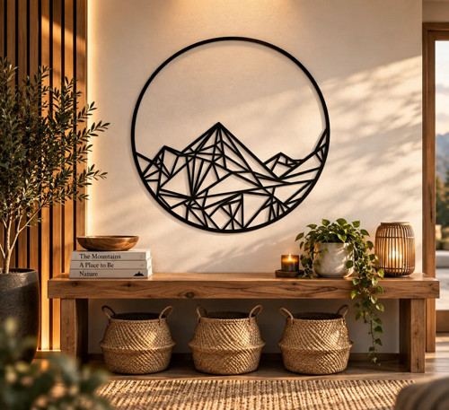 Geometrické hory – 3D dekorace — foto 2