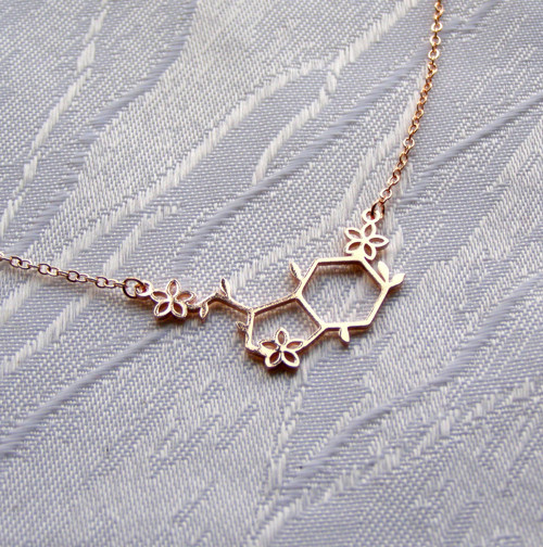 SEROTONIN*ROSE GOLD*ocelový náhrdelník — foto 3