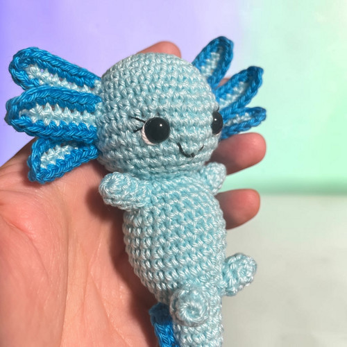 Axolotl - háčkovaný - dekorace — foto 2