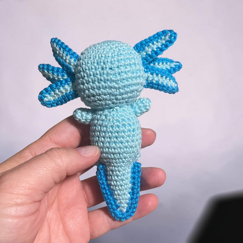 Axolotl - háčkovaný - dekorace — foto 3