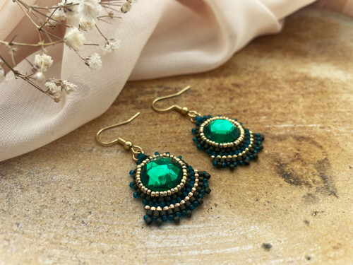 Náušnice Emerald Mystique — foto 2