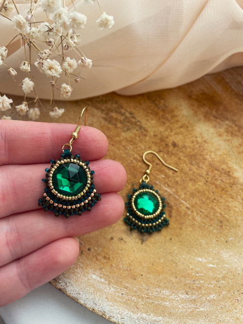 Náušnice Emerald Mystique — foto 4