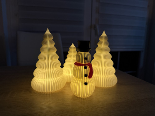 Set Vánoční dekorace 3D tisk — foto 4