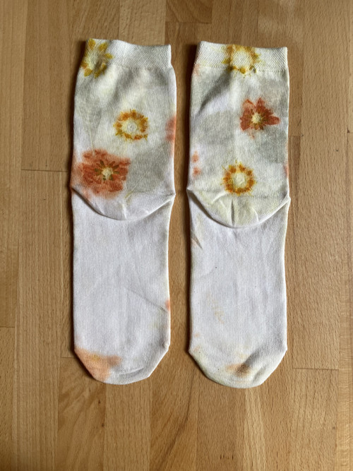 Ponožky ecoprint — foto 4