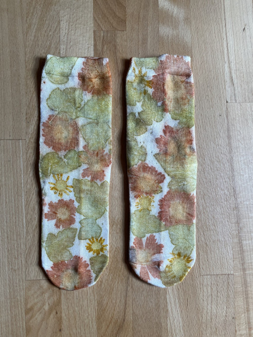 Ponožky ecoprint — foto 4