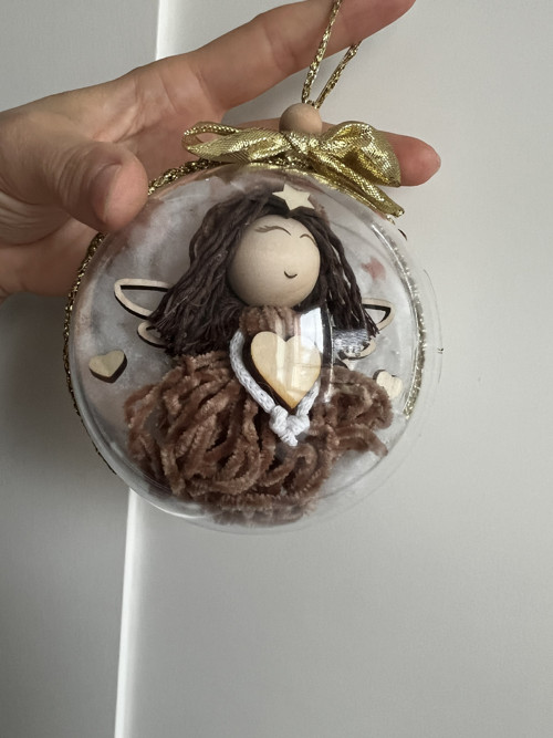 Vánoční baňka andělská — foto 3