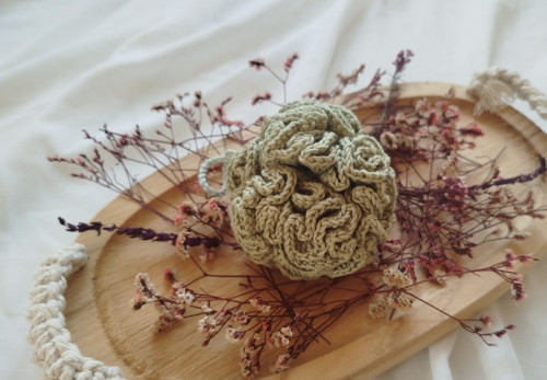 Masážní houbička zelený čaj — foto 3