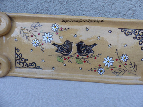 Keramický tác, štrůdlák 39cm/ skladem — foto 4