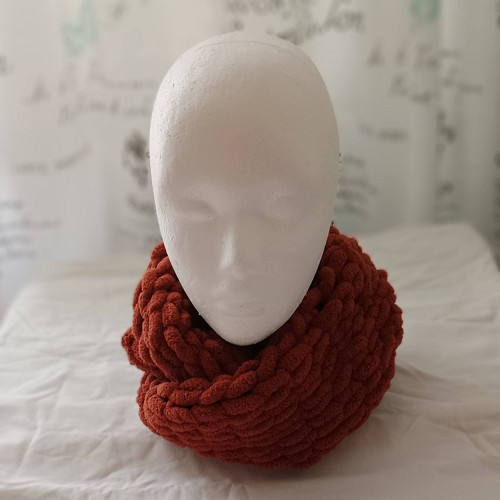 Puffy nákrčník hnědý — foto 4