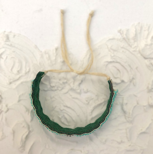 Pánský - ručně tkaný náramek Evil Eye — foto 2