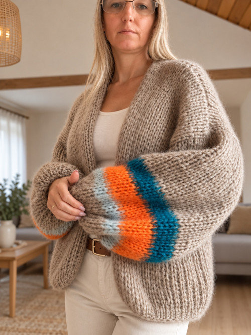Mohérový cardigan Amelie — foto 3