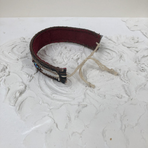 Dámský - Boho polished ručně tkaný náramek — foto 3