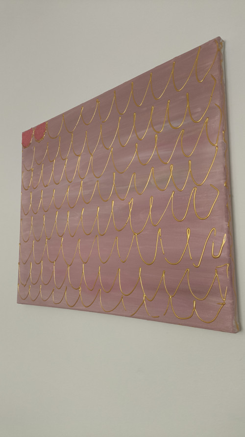 Růžová střecha 39×49 cm — foto 2