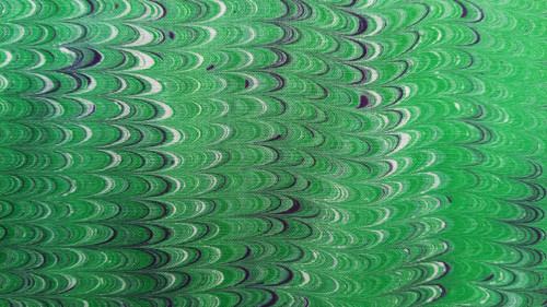 EBRU na plátně - PrskanceVlnky — foto 2