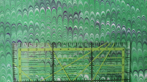 EBRU na plátně - PrskanceVlnky — foto 3
