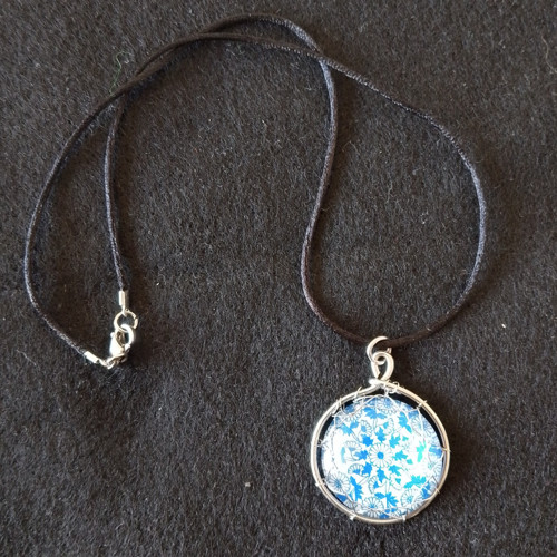 Přívěsek modrá mandala — foto 2