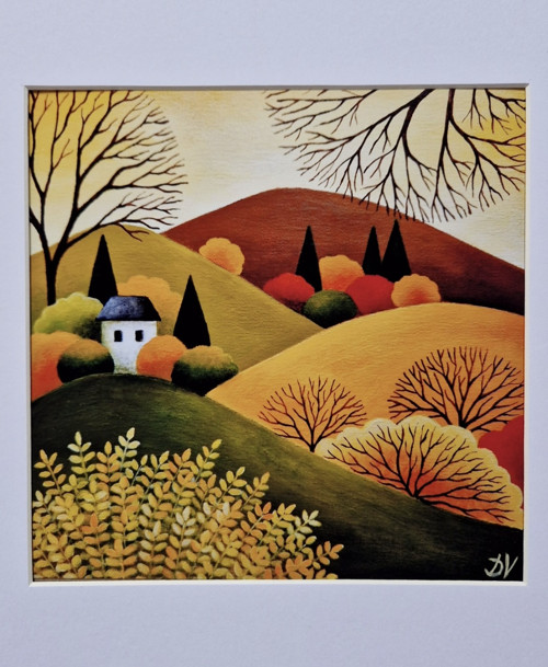 Babí léto - tisk v rámu (28x28 cm) — foto 2