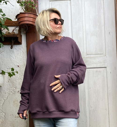 Mikina fialová — foto 4