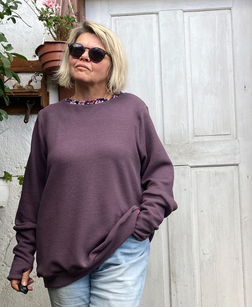 Mikina fialová — foto 2