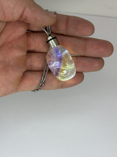 Svítící náhrdelník Fluorit — foto 2