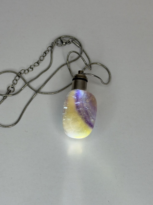 Svítící náhrdelník Fluorit — foto 5