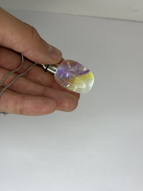Svítící náhrdelník Fluorit — foto 4