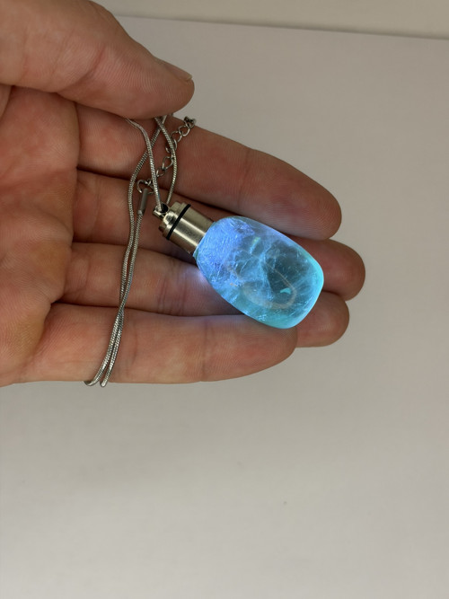 Svítící náhrdelník Fluorit — foto 2