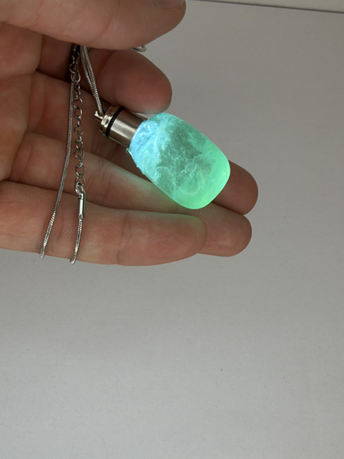 Svítící náhrdelník Fluorit — foto 2