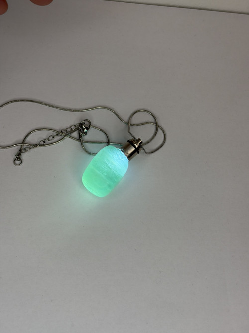 Svítící náhrdelník Fluorit — foto 4