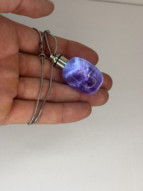 Svítící náhrdelník Fluorit — foto 2