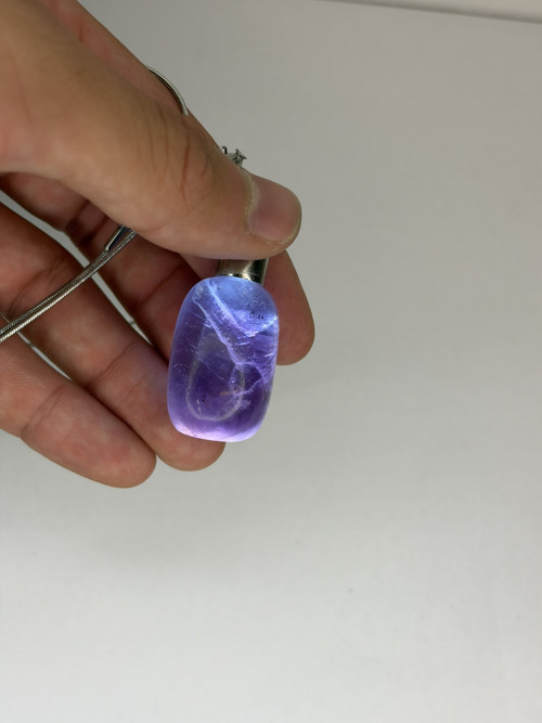 Svítící náhrdelník Fluorit — foto 3