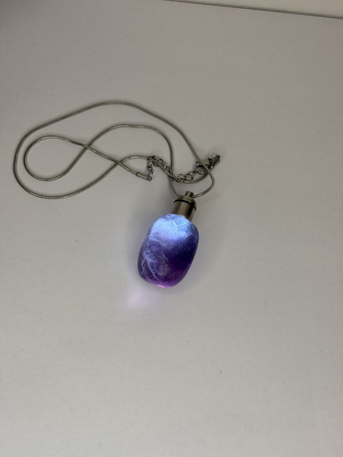 Svítící náhrdelník Fluorit — foto 4