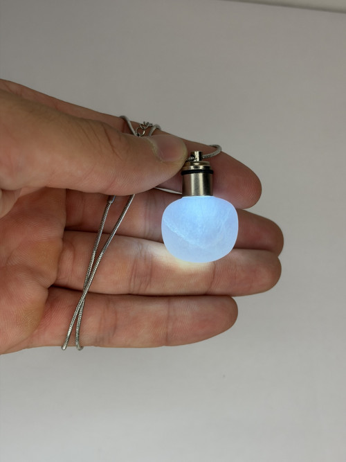 Svítící náhrdelník Fluorit — foto 2