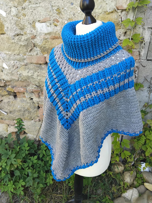 Pončo Blue — foto 2