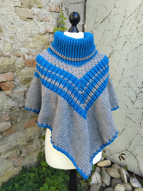 Pončo Blue — foto 3