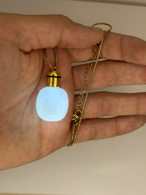 Svítící náhrdelník Fluorit — foto 2