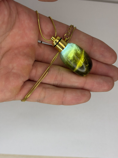 Svítící náhrdelník Fluorit — foto 2