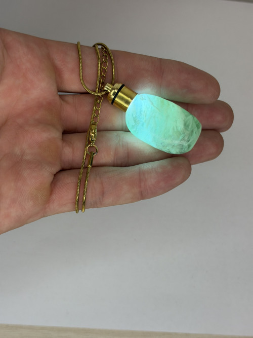 Svítící náhrdelník Fluorit — foto 2