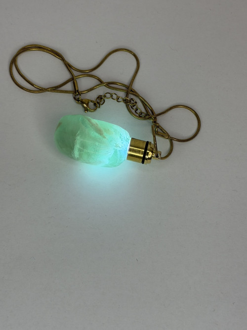 Svítící náhrdelník Fluorit — foto 4