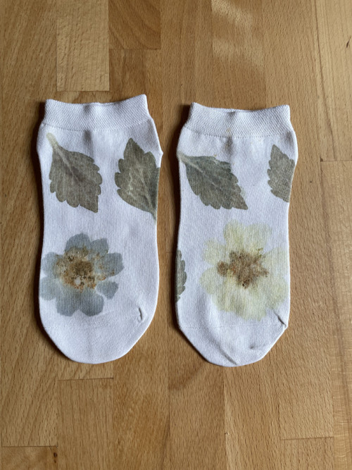 Ponožky ecoprint — foto 4