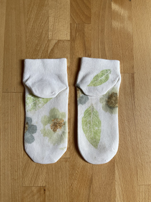 Ponožky ecoprint — foto 5