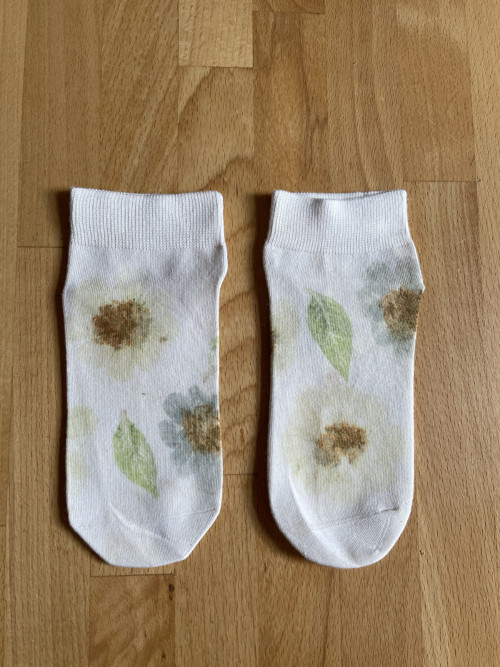 Ponožky ecoprint — foto 4