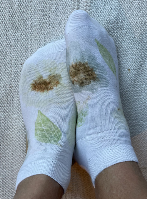 Ponožky ecoprint — foto 2