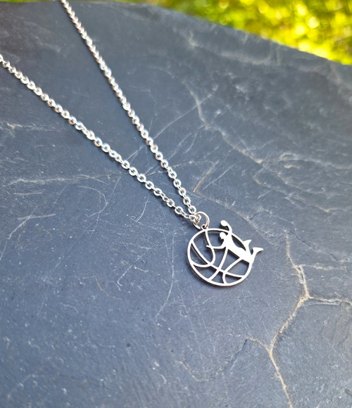 Ocelový náhrdelník*sport*basketbal — foto 2